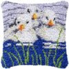 Three Ducklings - Latch Hook Pillow Kit