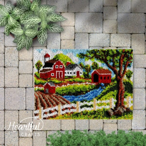 Thriving Farm - Latch Hook Rug Kit
