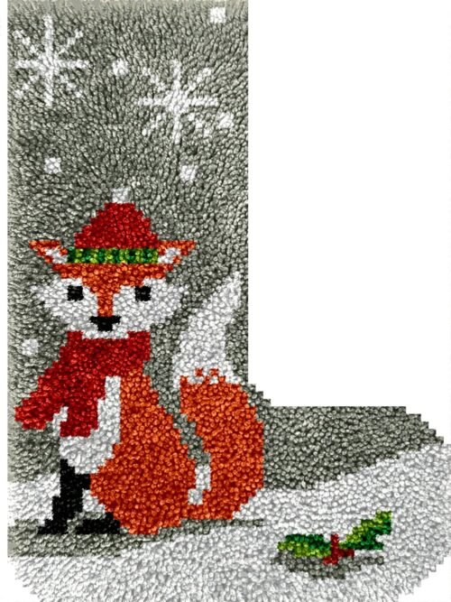 Travelling Fox - Latch Hook Stockings Kit