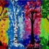 Tree of 4 Seasons - Latch Hook Rug Kit