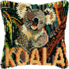 Treetop Koala - Latch Hook Pillowcase Kit