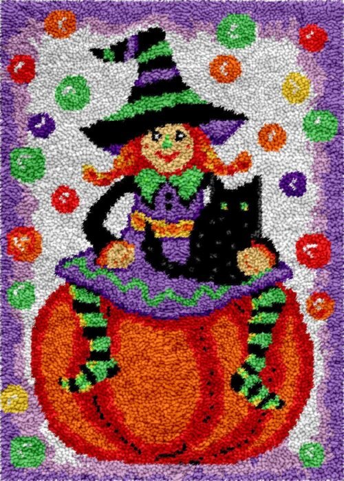 Trick or Treat - Latch Hook Rug Kit