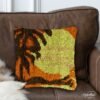 Tropical Sunset - Latch Hook Pillow Kit