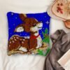 Trusting Fawn - Latch Hook Pillow Kit