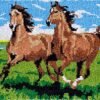 Twin Mares - Latch Hook Rug kit