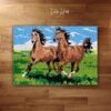 Twin Mares - Latch Hook Rug kit