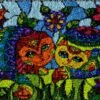 Twin Tabbies - Latch Hook Rug Kit