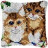 Twins - Latch Hook Pillow Kit