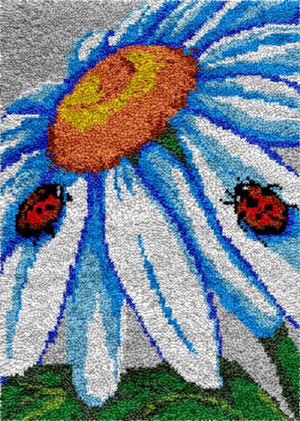 Unexpected Visitor - Latch Hook Rug Kit