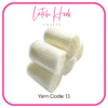 Vanilla Frost Latch Hook Yarn