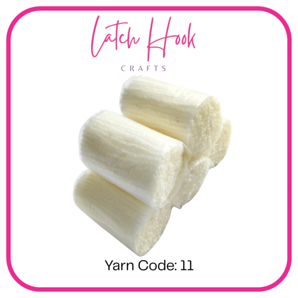 Vanilla Frost Latch Hook Yarn