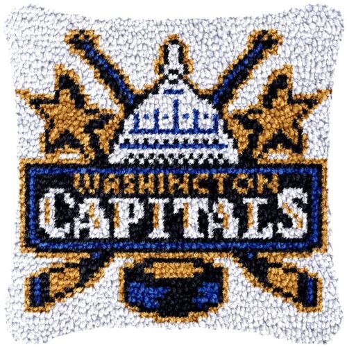 Washington Capitals - Latch Hook Pillow Kit