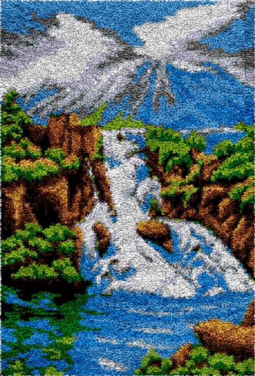 Waters of Andes - Latch Hook Rug Kit