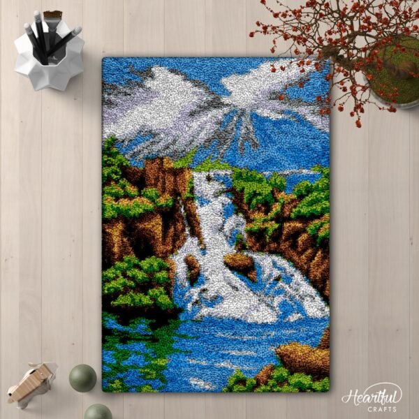 Waters of Andes - Latch Hook Rug Kit