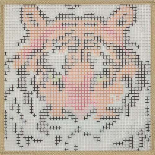 Wild Tiger - Latch Hook Kit for Kids