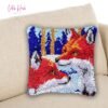 Winter Fox - Latch Hook Pillow Kit