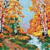 Woodland Stream - Latch Hook Rug Kit