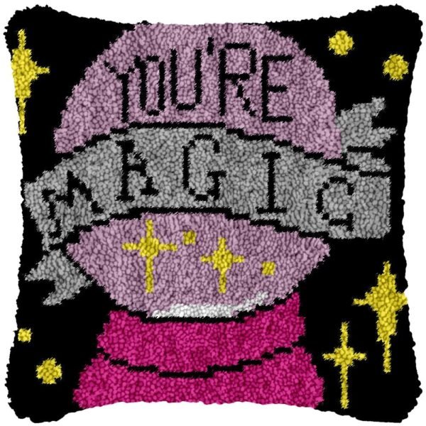 You're Magic - Latch Hook Pillow Kit
